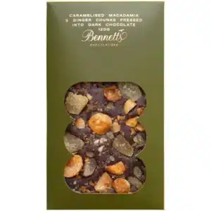 Sweets - Macadamia ginger dark chocolate