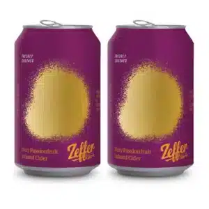 Beverages - Two cans of zeffer hazy passionfruit cider