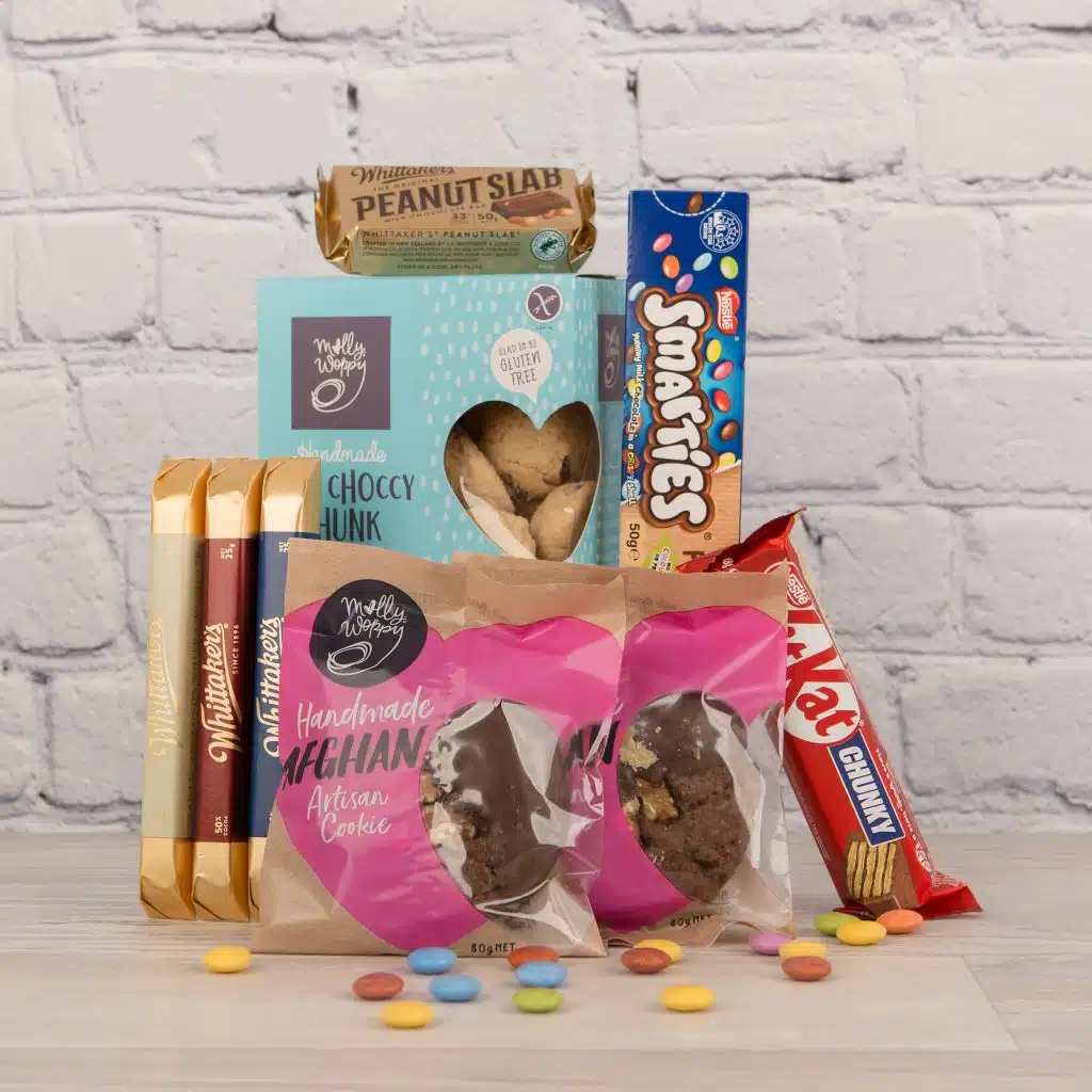 chocolate and cookies gift hamper nz