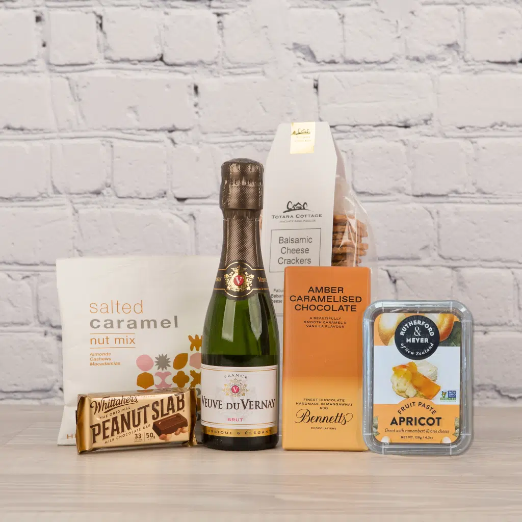 gift box with bubbles and chocolate nz